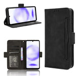 Custodia per telefono in pelle con slot per schede di consistenza al polpaccio, For Sharp Aquos R9, For Sharp Aquos Sense8, For Sharp Aquos R8 Pro / Leica Leitz Phone 3, For Sharp Aquos R8