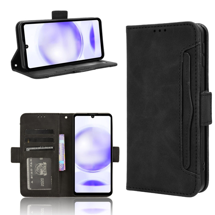 Custodia per telefono in pelle con slot per schede di consistenza al polpaccio, For Sharp Aquos R9, For Sharp Aquos Sense8, For Sharp Aquos R8 Pro / Leica Leitz Phone 3, For Sharp Aquos R8