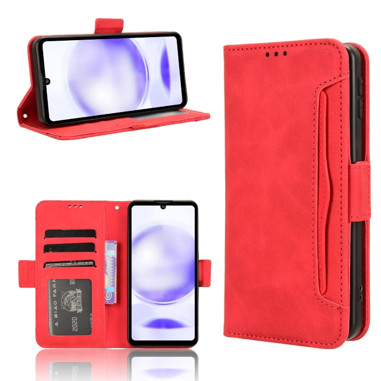 Custodia per telefono in pelle con slot per schede di consistenza al polpaccio, For Sharp Aquos R9, For Sharp Aquos Sense8, For Sharp Aquos R8 Pro / Leica Leitz Phone 3, For Sharp Aquos R8