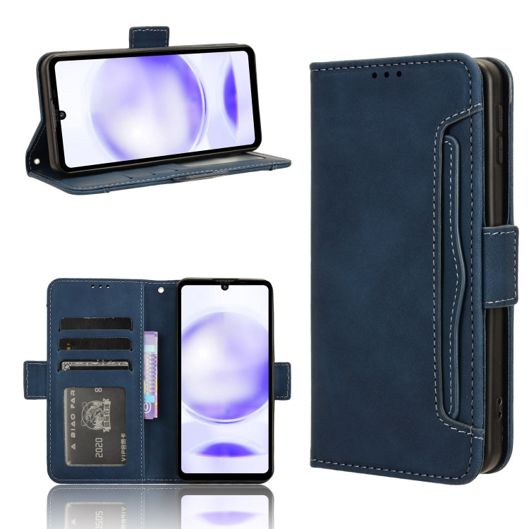 Custodia per telefono in pelle con slot per schede di consistenza al polpaccio, For Sharp Aquos R9, For Sharp Aquos Sense8, For Sharp Aquos R8 Pro / Leica Leitz Phone 3, For Sharp Aquos R8