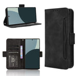 Custodia per telefono in pelle con slot per schede di consistenza al polpaccio, For Sharp Aquos R9, For Sharp Aquos Sense8, For Sharp Aquos R8 Pro / Leica Leitz Phone 3, For Sharp Aquos R8