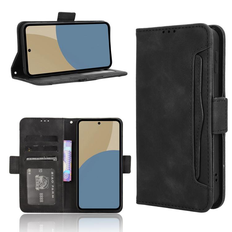 Custodia per telefono in pelle con slot per schede di consistenza al polpaccio, For Sharp Aquos R11, For Sharp Aquos Sense10, For Sharp Aquos R10, For Sharp Aquos wish5