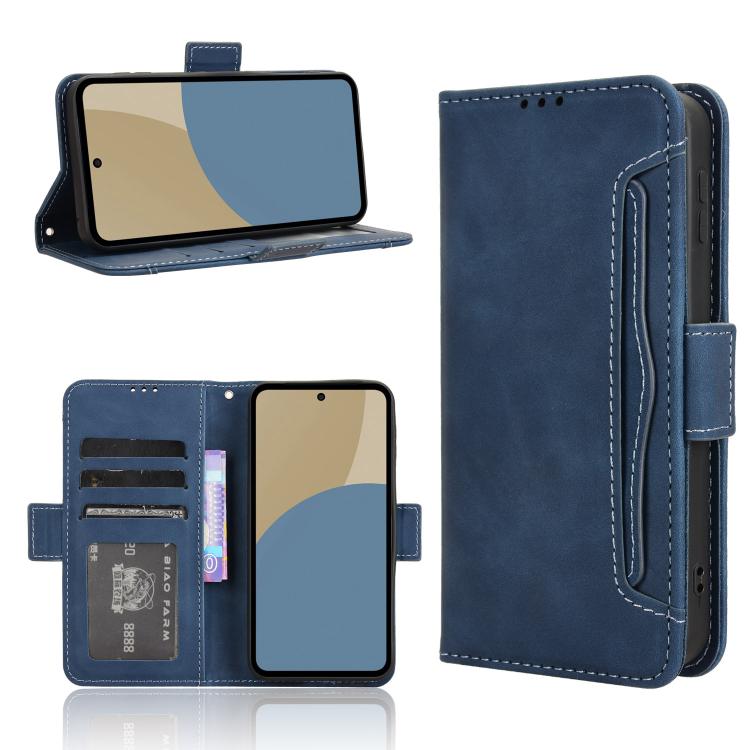 Custodia per telefono in pelle con slot per schede di consistenza al polpaccio, For Sharp Aquos R11, For Sharp Aquos Sense10, For Sharp Aquos R10, For Sharp Aquos wish5
