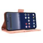 Custodia per telefono in pelle con slot per schede di consistenza al polpaccio, For Sharp Aquos R11, For Sharp Aquos Sense10, For Sharp Aquos R10, For Sharp Aquos wish5