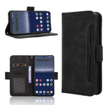 Custodia per telefono in pelle con slot per schede di consistenza al polpaccio, For Sharp Aquos R11, For Sharp Aquos Sense10, For Sharp Aquos R10, For Sharp Aquos wish5