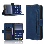 Custodia per telefono in pelle con slot per schede di consistenza al polpaccio, For Sharp Aquos R11, For Sharp Aquos Sense10, For Sharp Aquos R10, For Sharp Aquos wish5