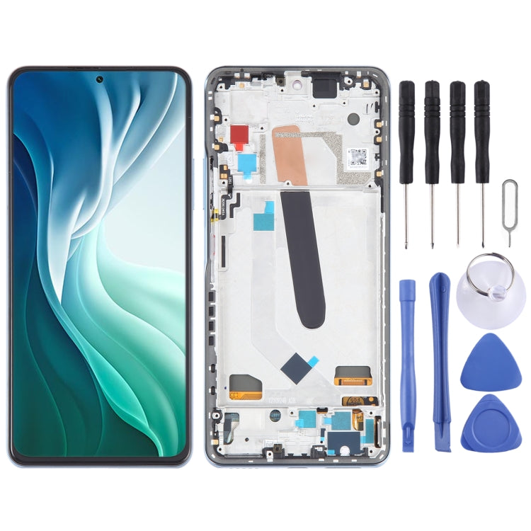 Schermo LCD per assemblaggio completo di digitalizzatore con cornice, For Xiaomi Mi 11i, For Xiaomi 11X, For Xiaomi 11X Pro, For Xiaomi Poco F3, For Xiaomi Redmi K40, For Xiaomi Redmi K40 Pro, For Xiaomi Redmi K40 Pro+