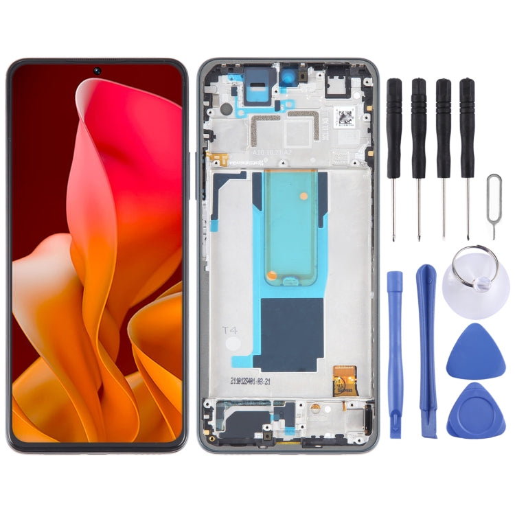 LCD Screen Full Assembly Digitizer with Frame, For Xiaomi 11i 5G 2022, For Xiaomi 11i HyperCharge 5G, For Xiaomi Redmi Note 11 Pro+ 5G