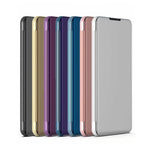 Custodia flip in pelle con specchio per Redmi Note 12 4G