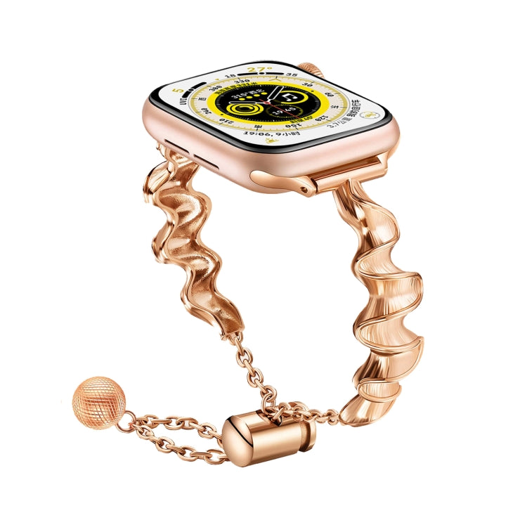 Cinturino in metallo con onde a nastro, For Apple Watch 2 42mm, For Apple Watch 2 38mm, For Apple Watch 42mm, For Apple Watch 38mm