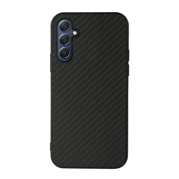 Custodia in PU con trama fibra di carbonio per Samsung Galaxy M54