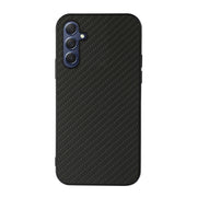 Custodia in PU con trama fibra di carbonio per Samsung Galaxy M54