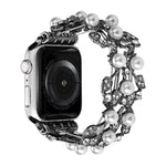 Cinturino per orologio in metallo con perline a quattro foglie, For Apple Watch 8 41mm, For Apple Watch 8 45mm, For Apple Watch SE 2022 40mm, For Apple Watch SE 2022 44mm, For Apple Watch 7 41mm, For Apple Watch 7 45mm, For Apple Watch SE 40mm         ...