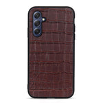 Custodia in vera pelle effetto coccodrillo per Samsung Galaxy M54
