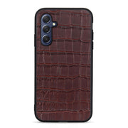 Custodia in vera pelle effetto coccodrillo per Samsung Galaxy M54