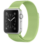 Per cinturino in acciaio inossidabile magnetico con anello milanese serie Apple Watch, 5 & 4 40mm / 3 & 2 & 1 38mm, 5 & 4 44mm / 3 & 2 & 1 42mm