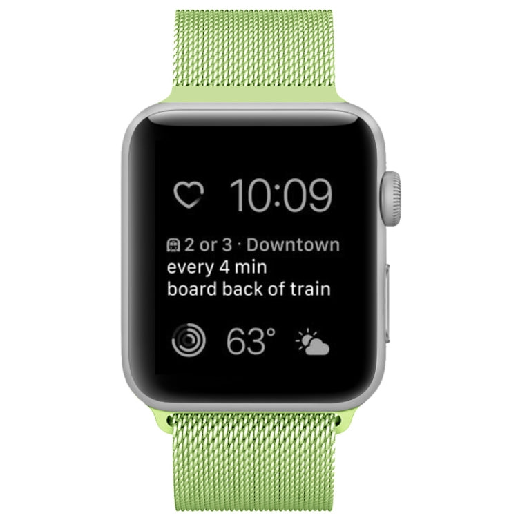 Per cinturino in acciaio inossidabile magnetico con anello milanese serie Apple Watch, 5 & 4 40mm / 3 & 2 & 1 38mm, 5 & 4 44mm / 3 & 2 & 1 42mm