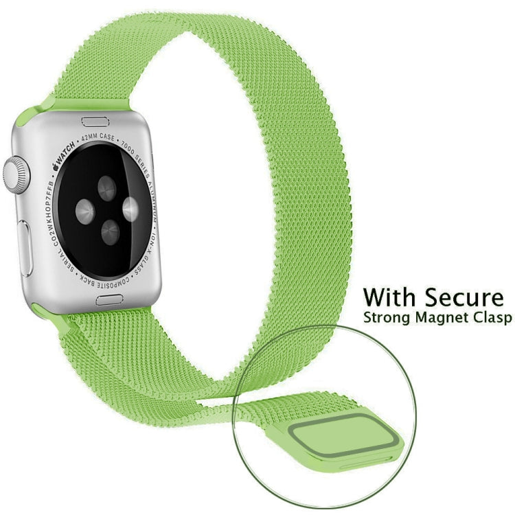 Per cinturino in acciaio inossidabile magnetico con anello milanese serie Apple Watch, 5 & 4 40mm / 3 & 2 & 1 38mm, 5 & 4 44mm / 3 & 2 & 1 42mm