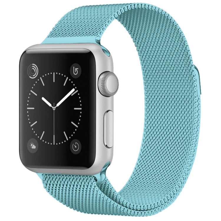 Per cinturino in acciaio inossidabile magnetico con anello milanese serie Apple Watch, 5 & 4 40mm / 3 & 2 & 1 38mm, 5 & 4 44mm / 3 & 2 & 1 42mm