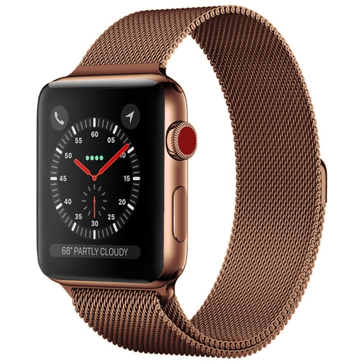 Per cinturino in acciaio inossidabile magnetico con anello milanese serie Apple Watch, 5 & 4 40mm / 3 & 2 & 1 38mm, 5 & 4 44mm / 3 & 2 & 1 42mm