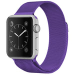 Per cinturino in acciaio inossidabile magnetico con anello milanese serie Apple Watch, 5 & 4 40mm / 3 & 2 & 1 38mm, 5 & 4 44mm / 3 & 2 & 1 42mm