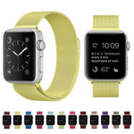 Per cinturino in acciaio inossidabile magnetico con anello milanese serie Apple Watch, 5 & 4 40mm / 3 & 2 & 1 38mm, 5 & 4 44mm / 3 & 2 & 1 42mm