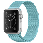 Per cinturino in acciaio inossidabile magnetico con anello milanese serie Apple Watch, 5 & 4 40mm / 3 & 2 & 1 38mm, 5 & 4 44mm / 3 & 2 & 1 42mm