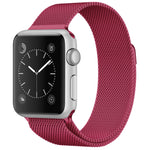 Per cinturino in acciaio inossidabile magnetico con anello milanese serie Apple Watch, 5 & 4 40mm / 3 & 2 & 1 38mm, 5 & 4 44mm / 3 & 2 & 1 42mm