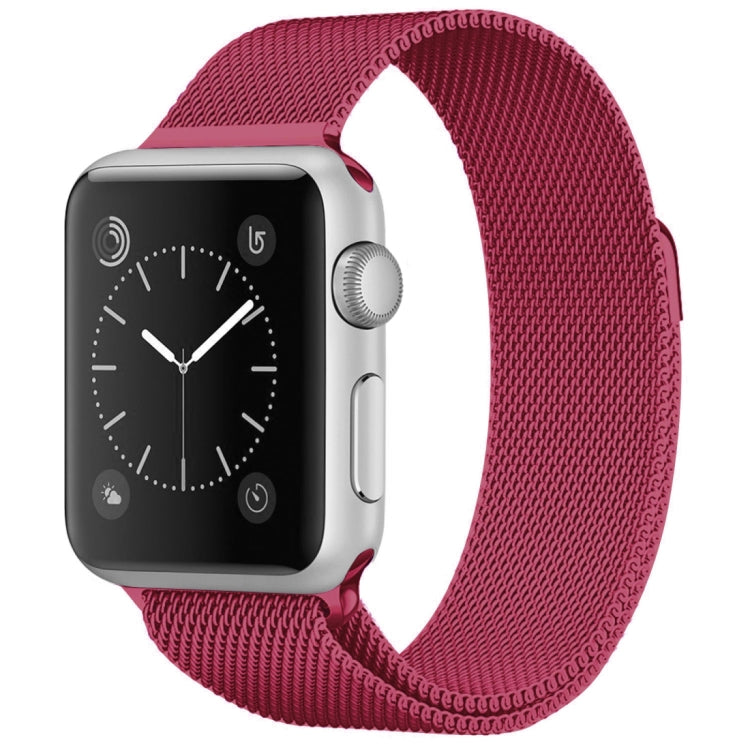 Per cinturino in acciaio inossidabile magnetico con anello milanese serie Apple Watch, 5 & 4 40mm / 3 & 2 & 1 38mm, 5 & 4 44mm / 3 & 2 & 1 42mm
