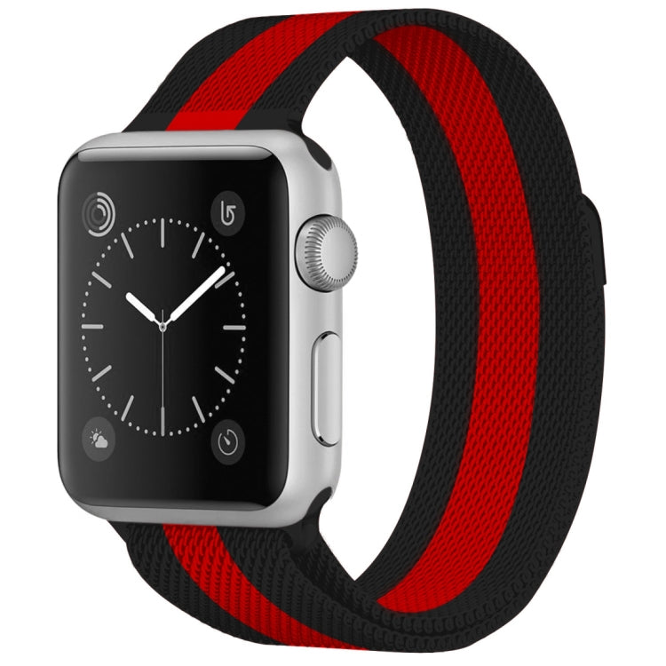 Per cinturino in acciaio inossidabile magnetico con anello milanese serie Apple Watch, 5 & 4 40mm / 3 & 2 & 1 38mm, 5 & 4 44mm / 3 & 2 & 1 42mm