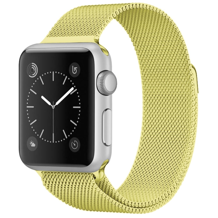 Per cinturino in acciaio inossidabile magnetico con anello milanese serie Apple Watch, 5 & 4 40mm / 3 & 2 & 1 38mm, 5 & 4 44mm / 3 & 2 & 1 42mm