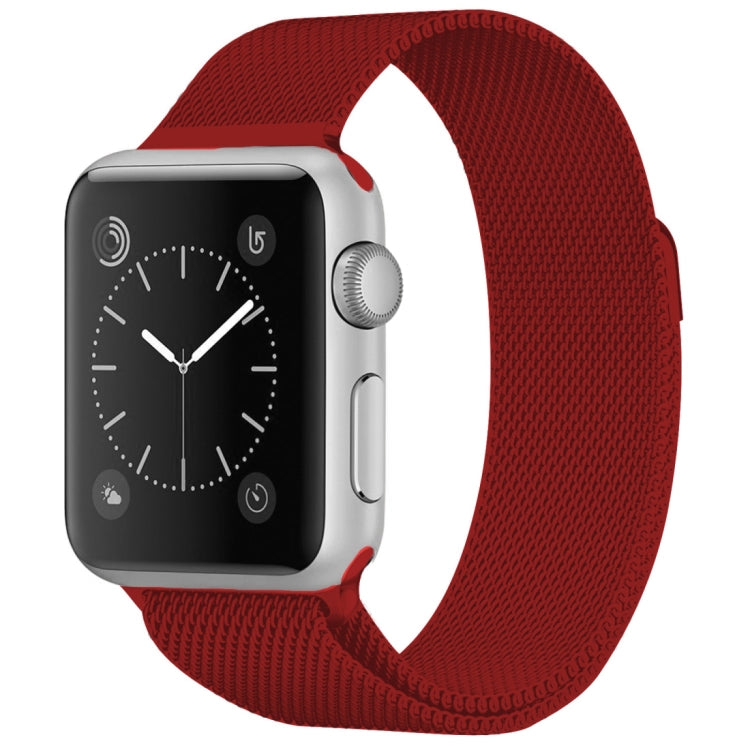 Per cinturino in acciaio inossidabile magnetico con anello milanese serie Apple Watch, 5 & 4 40mm / 3 & 2 & 1 38mm, 5 & 4 44mm / 3 & 2 & 1 42mm
