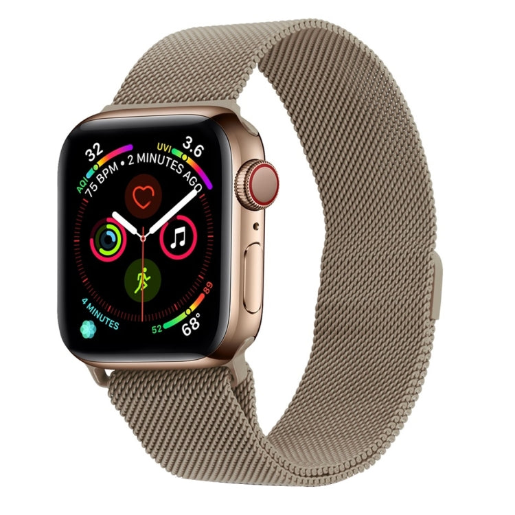 Per cinturino in acciaio inossidabile magnetico con anello milanese serie Apple Watch, 5 & 4 40mm / 3 & 2 & 1 38mm, 5 & 4 44mm / 3 & 2 & 1 42mm