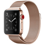 Per cinturino in acciaio inossidabile magnetico con anello milanese serie Apple Watch, 5 & 4 40mm / 3 & 2 & 1 38mm, 5 & 4 44mm / 3 & 2 & 1 42mm