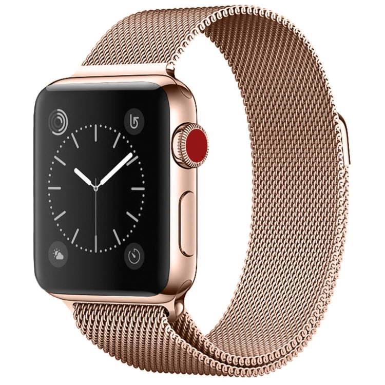 Per cinturino in acciaio inossidabile magnetico con anello milanese serie Apple Watch, 5 & 4 40mm / 3 & 2 & 1 38mm, 5 & 4 44mm / 3 & 2 & 1 42mm