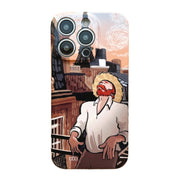 Custodia iPhone con design pittura a olio
