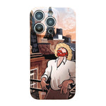 Custodia iPhone con design pittura a olio