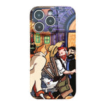 Custodia iPhone con design pittura a olio