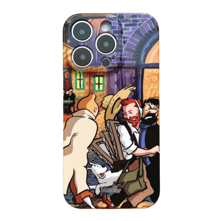 Custodia iPhone con design pittura a olio