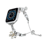 Cinturino in metallo con cinturino in perline, For Apple Watch 6 40mm, For Apple Watch 6 44mm, For Apple Watch 5 44mm, For Apple Watch 5 40mm