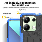 Custodia TPU con supporto per Xiaomi Redmi A3 e Note 13