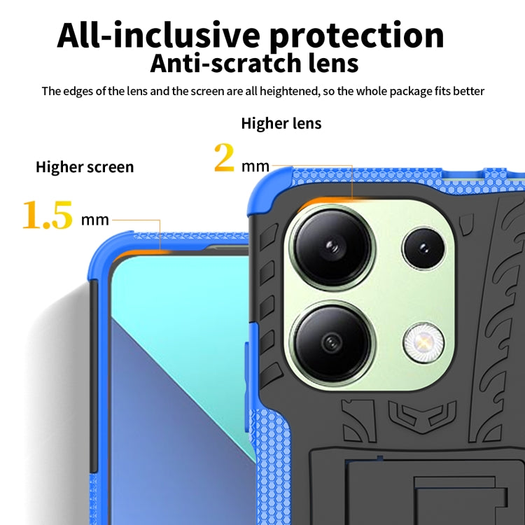 Custodia TPU con supporto per Xiaomi Redmi A3 e Note 13