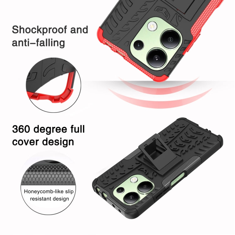 Custodia TPU con supporto per Xiaomi Redmi A3 e Note 13