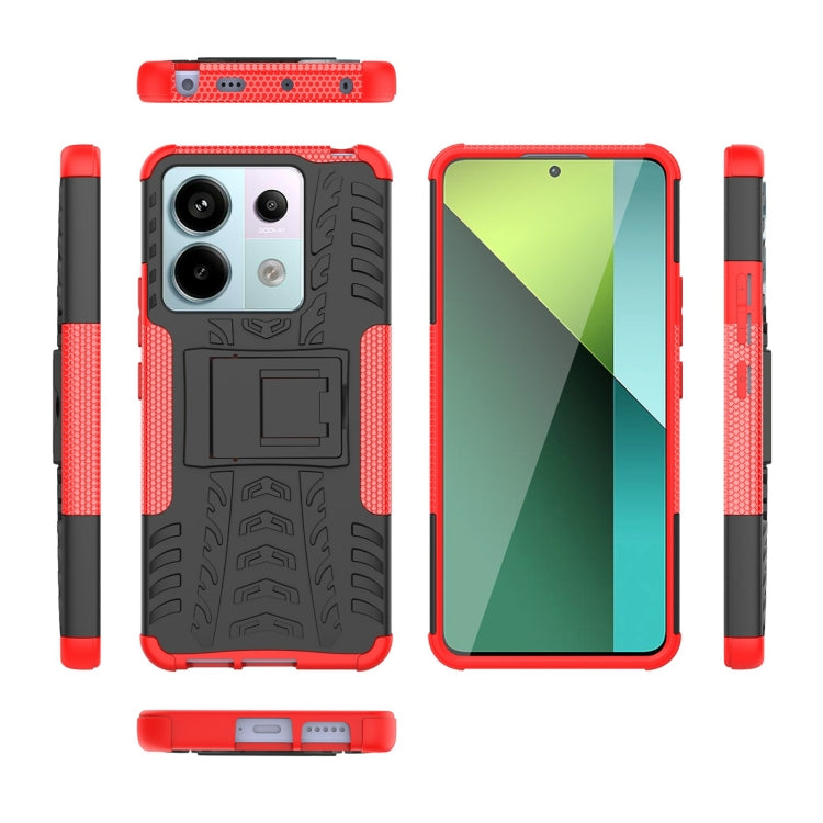 Custodia TPU con supporto per Xiaomi Redmi Note 13 Pro