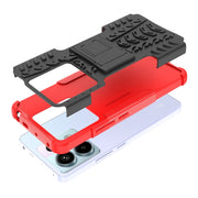 Gomma Texture TPU + Custodia per telefono PC con supporto, For Xiaomi Redmi Note 13 Pro 5G Global, For Xiaomi Redmi 12 4G, For Xiaomi Redmi Note 12S / 11S / 11, For Xiaomi Redmi Note 12 4G Global