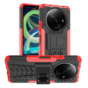 Gomma Texture TPU + Custodia per telefono PC con supporto, For Xiaomi Redmi A3 4G, For Xiaomi Redmi Note 13 4G, For Xiaomi Poco C65, For Xiaomi Redmi Note 13 5G Global, For Xiaomi Redmi 13C 4G, For Xiaomi Redmi Note 13 Pro+ 5G