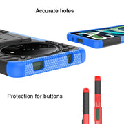 Gomma Texture TPU + Custodia per telefono PC con supporto, For Xiaomi Redmi A3 4G, For Xiaomi Redmi Note 13 4G, For Xiaomi Poco C65, For Xiaomi Redmi Note 13 5G Global, For Xiaomi Redmi 13C 4G, For Xiaomi Redmi Note 13 Pro+ 5G