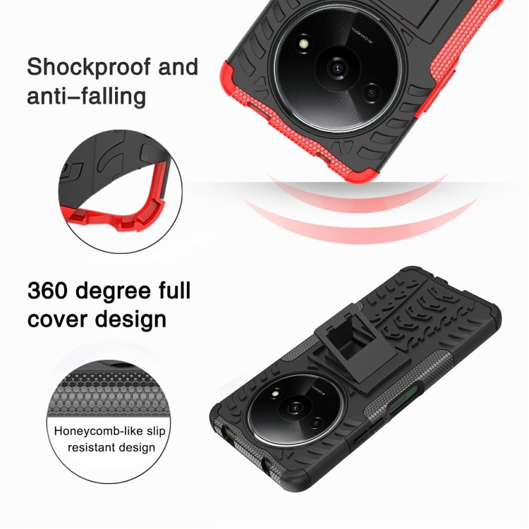 Custodia TPU con supporto per Xiaomi Redmi A3 e Note 13