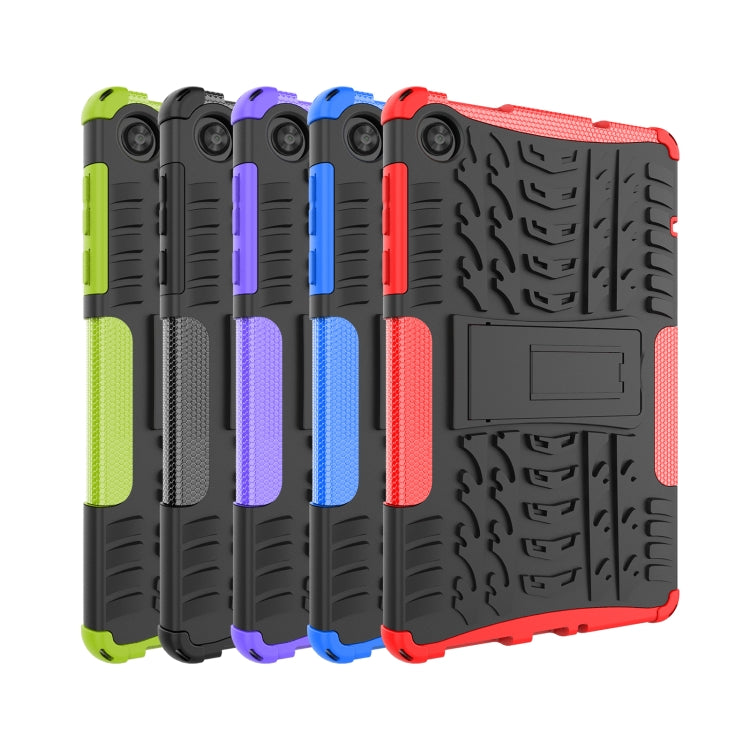 Tyre Texture TPU + custodia per tablet PC con supporto, For Lenovo Tab M8 4th Gen, For Lenovo Tab M10