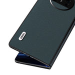 ABEEL Custodia per telefono Wave Black Edge in vera pelle, For Huawei Mate X3, For Huawei Mate 60